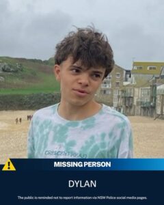 Dylan Missing, Disappearance, Obituary, Sydney, New South Wales, Australia – Community Urged to Help Locate Missing 16-Year-Old Last Seen on George Street